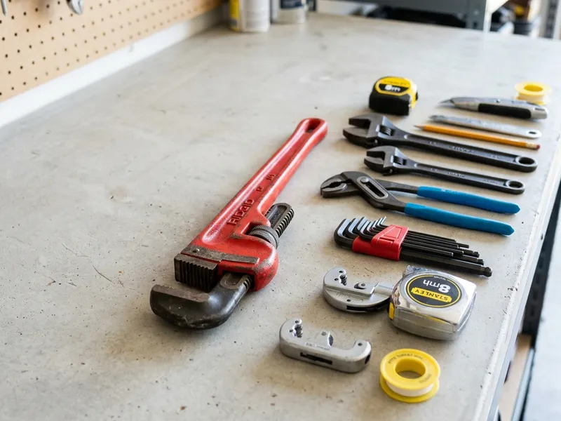 Professional plumbers in New Morgan, PA equipped with top-tier tools for residential and commercial plumbing services.